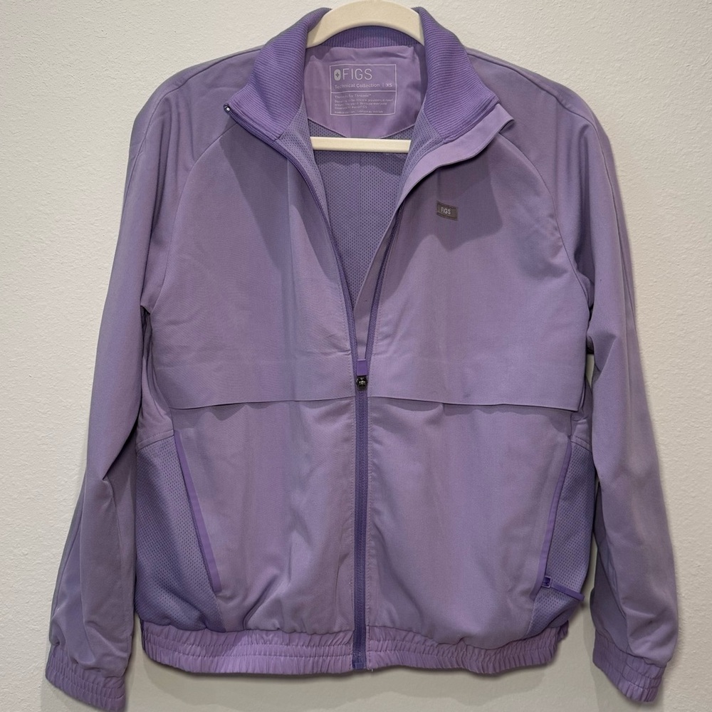 Figs Sydney Scrub Jacket Lavender Dew XS - Picture 2 of 2